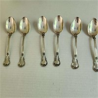 6 Gorham Sterling Silver Spoons