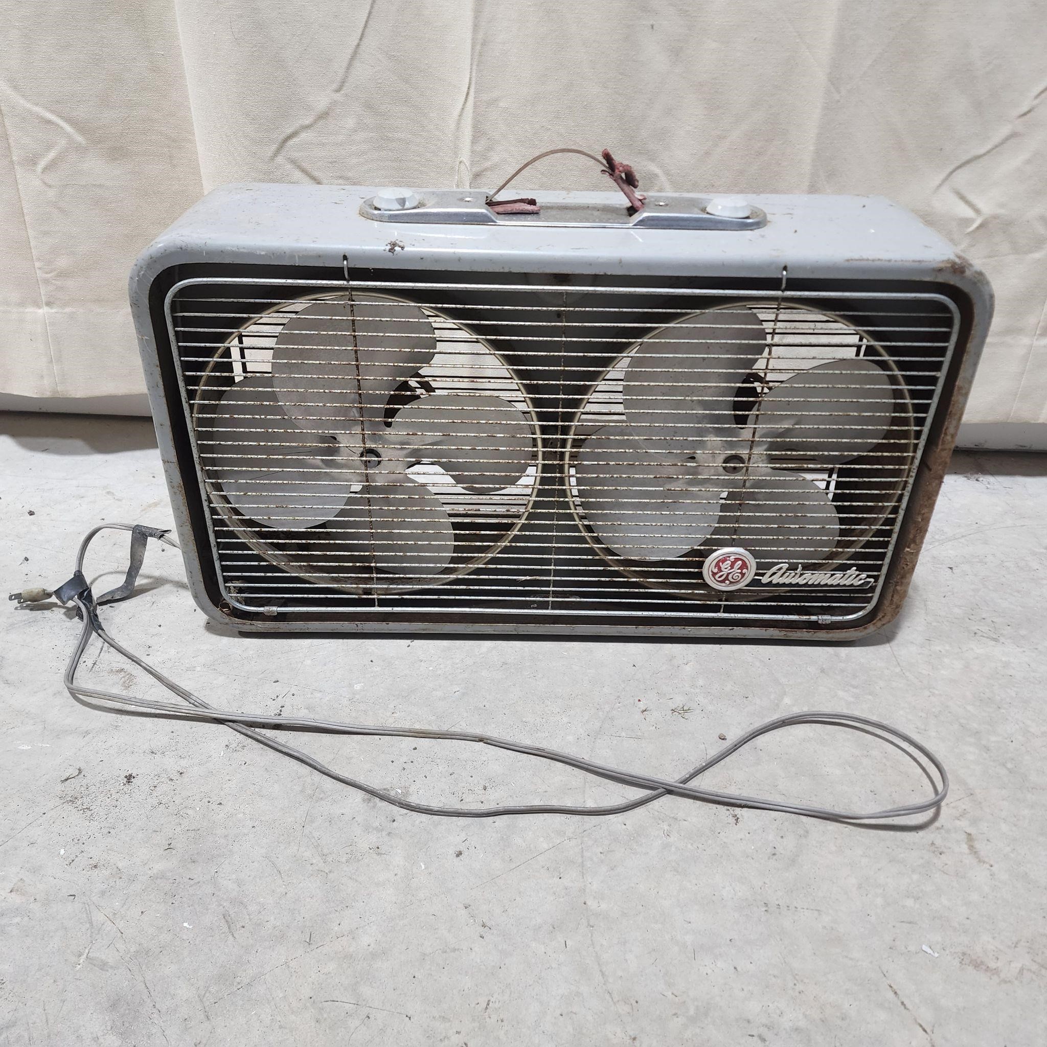 Vintage GE Automatic fan