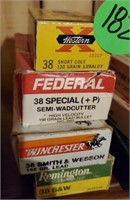 38 SPECIAL MISC. AMMO (PARTIAL BOXES)