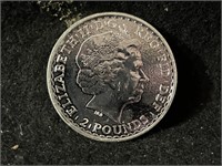 2 Pounds Silver coin