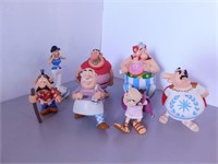 Lot de 7 figurines Astérix circa 2010 à 2012