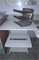 COLL OF OFFICE SUPPLIES INCLUDING PRINTER STAND