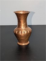 Vintage Hammered Copper Vase