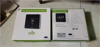 Two COR smart thermostats