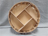 12" Round Divided Basket  - New