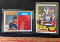 1980 & 1982 O-PEE-CHEE WAYNE GRETZKY HOCKEY CARDS