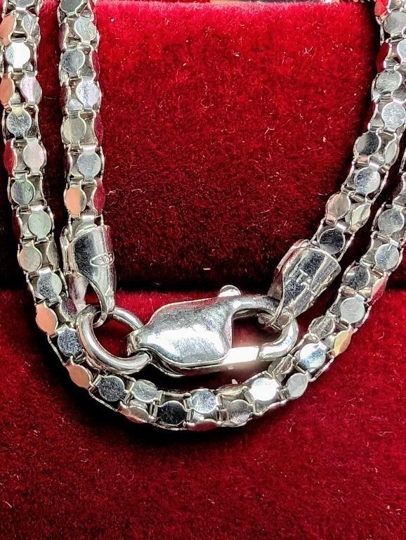 $90 Silver 17" 7G Necklace
