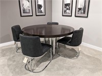 5PC DINING TABLE & CHAIRS