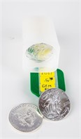 Coin Tube of 20 2017(S) Silver Eagles-BU