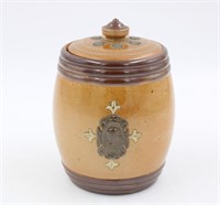 Antique Royal Doulton Stoneware Tobacco Jar