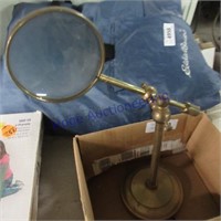 Brass-frame magnifier