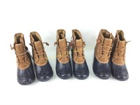 Three pairs size 4 Stevie's kids boots