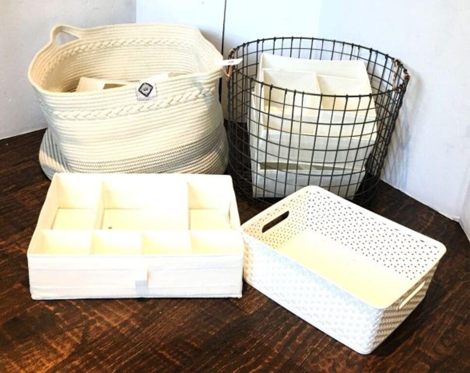 Canvas and Cloth Baskets