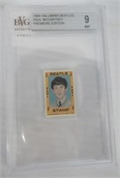Rare 1964 Paul McCartney Beatles Stamp Graded 9