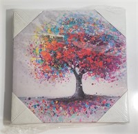 TREE WALL CANVAS 12 X 12IN