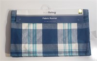 TRUELIVING FABRIC RUNNER 13 X 68 IN