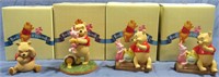 4- DISNEY POOH & FRIENDS FIGURINES*MIB*1999