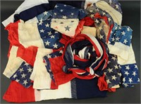 LARGE GROUPING OF PATRIOTIC BUNTING