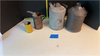 Vintage fuel cans- Maytag fuel mixing can
