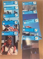 SKIING, OLYMPICS: 21 x Sportcaster Cards (Swedish)