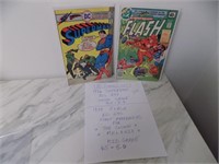 2 Comic Lot Superman / Flash See Pics for Disc