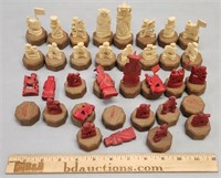 Chinese Figures Chess Pieces