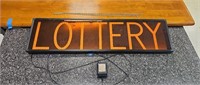 Lighted Lottery Sign
