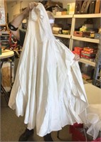 Wedding dress, veil, train