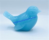 Baby Blue Fenton Glass Bird