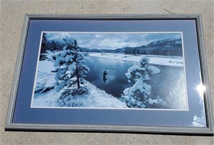 Framed And Double Matted Print