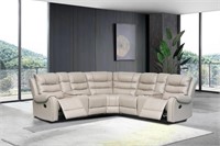 HH78997 Rose Stone Reclining Sectional