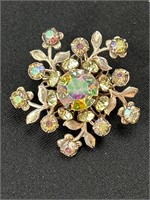 Vintage rhinestone brooch