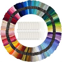 Floss 150 Skeins Cross Stitch Thread Rainbow