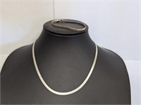 .925 Sterling Two Piece Set Necklace/Bracelet