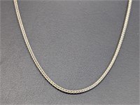 28" .925 Sterling Serpent Chain Necklace (36.2G)