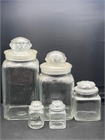 Glass Jar  APOTHECARY set