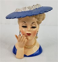 Napco Lady Head Vase