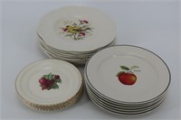 Fruit & Bird Plates
