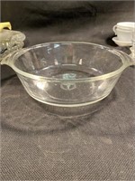 Vintage Indiana Clear Pressed Glass 4.5" Bowl