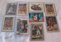 Lot of 9 Michael Jordan sports cards