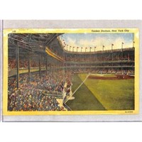 Vintage Yankee Stadium Postcard