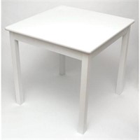 WHITE WOODEN CHILDS TABLE