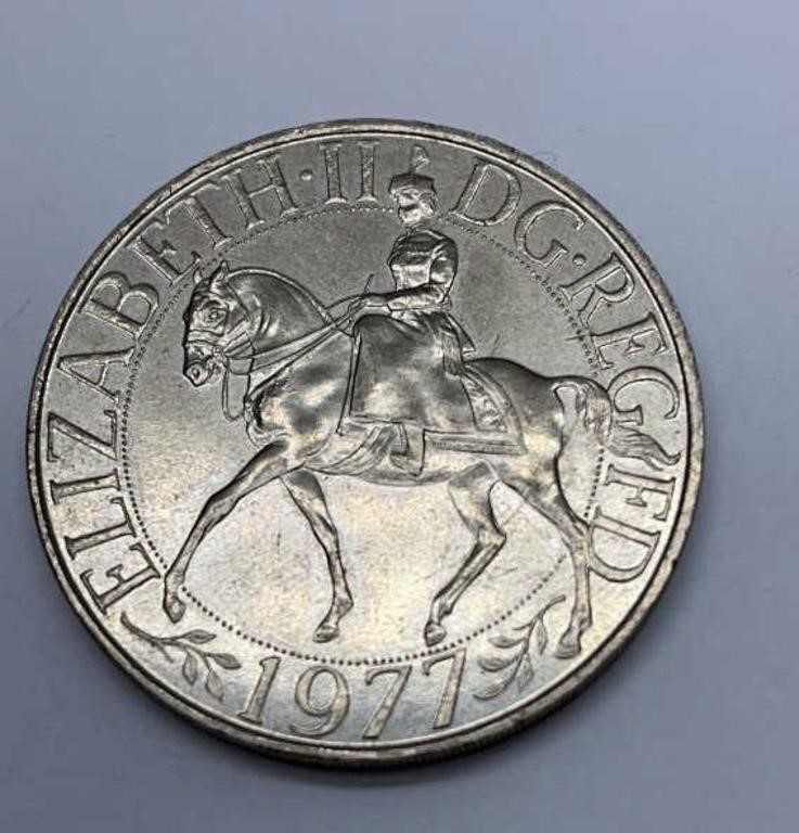 1977 Elizabeth II Coin