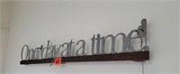 One Day At  A Time wall sign