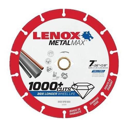 Lenox 7 X 0.06, 7/8" Hole 40/50 Grit Diamond Cutof