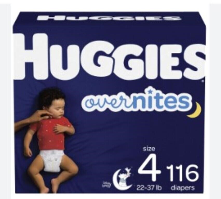 Huggies Overnites Sz 4 116 Count