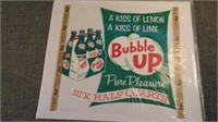 Vintage Bubble Up Soda Window Decal