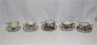 ROYAL SEALY CHINA CUPS & SAUCERS