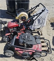 2 lawn mowers-- As seen  we did not test