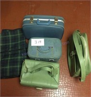 Miscellaneous vintage luggage